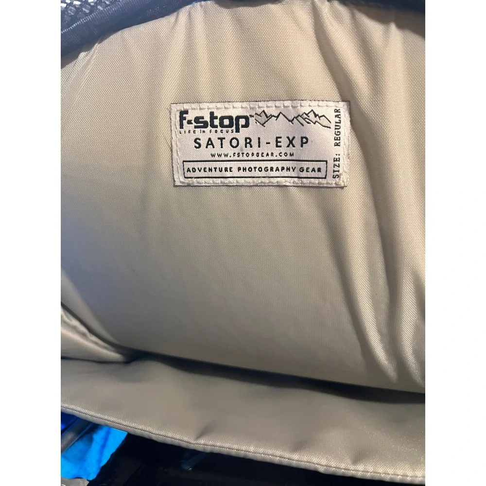 F-stop Satori EXP Adventure Photography Backpack Blue Regular Ripstop Nylon